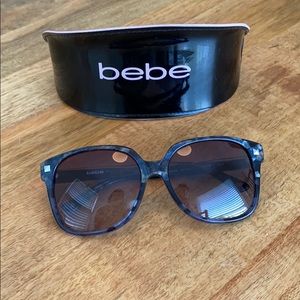 Bebe Blue Tortoiseshell Sunglasses (+ Case)